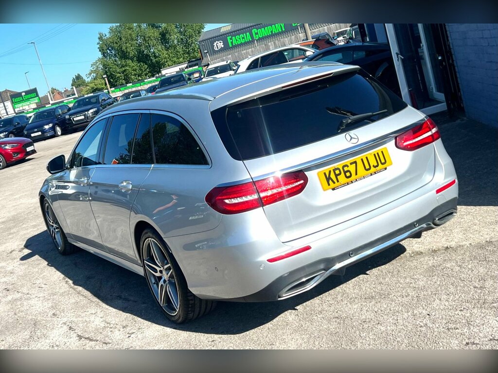 Mercedes-Benz E Class 2.0 E220d Amg Line G-tronic Euro 6 Ss KP67UJU Silver #6