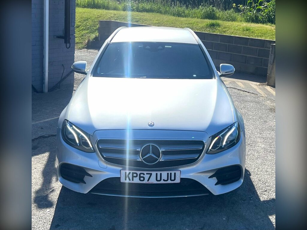 Mercedes-Benz E Class 2.0 E220d Amg Line G-tronic Euro 6 Ss KP67UJU Silver #3