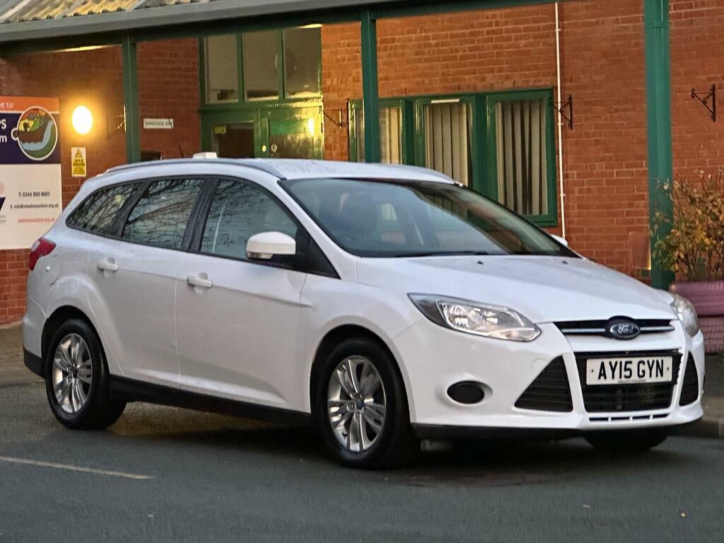 Ford Focus 1.6 Tdci Edge Estate White