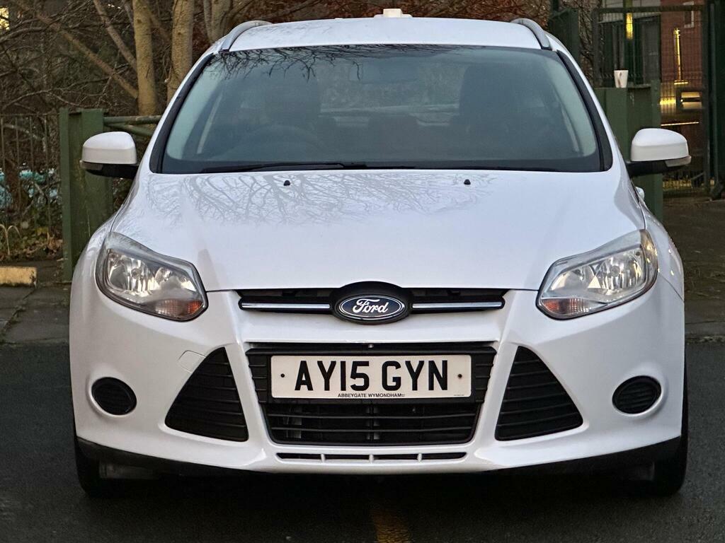 Ford Focus 1.6 Tdci Edge Estate AY15GYN White #2