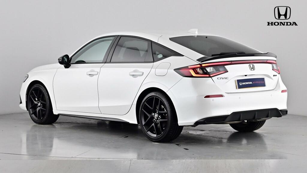 Honda Civic 2.0 H I-mmd Sport Hatchback Hybrid Ecvt YJ74ERE White #4