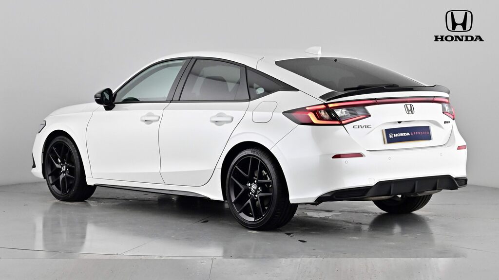 Honda Civic 2.0 H I-mmd Sport Hatchback Hybrid Ecvt YJ74ERE White #3