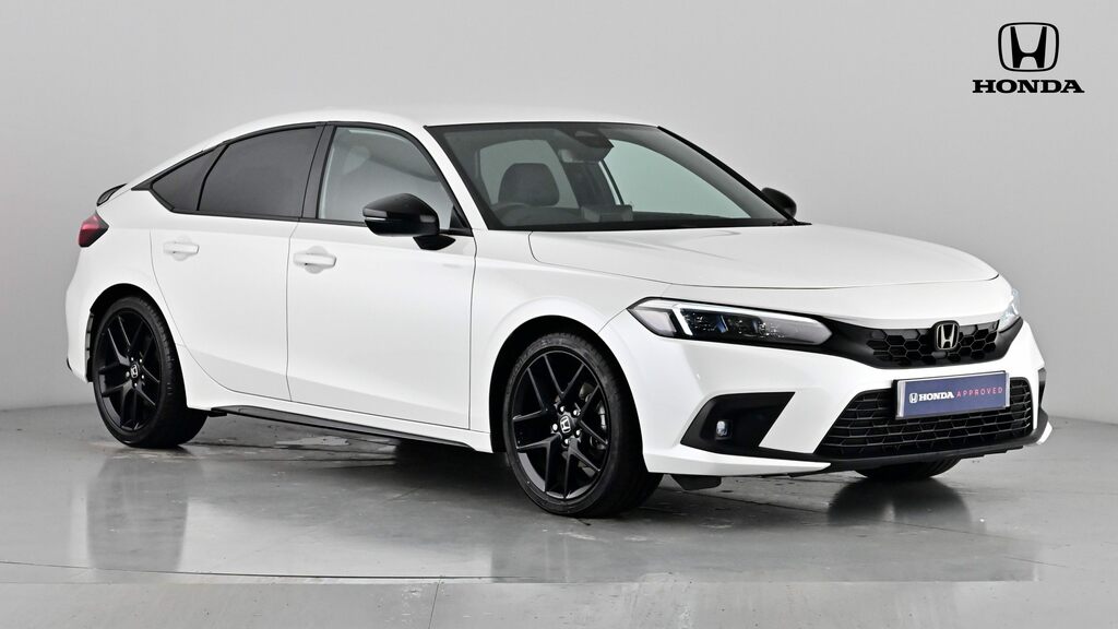 Honda Civic 2.0 H I-mmd Sport Hatchback Hybrid Ecvt YJ74ERE White