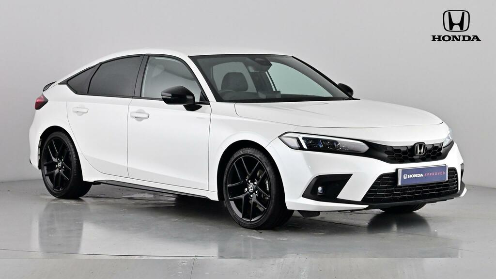Honda Civic 2.0 H I-mmd Sport Hatchback Hybrid Ecvt YJ74ERE White #2
