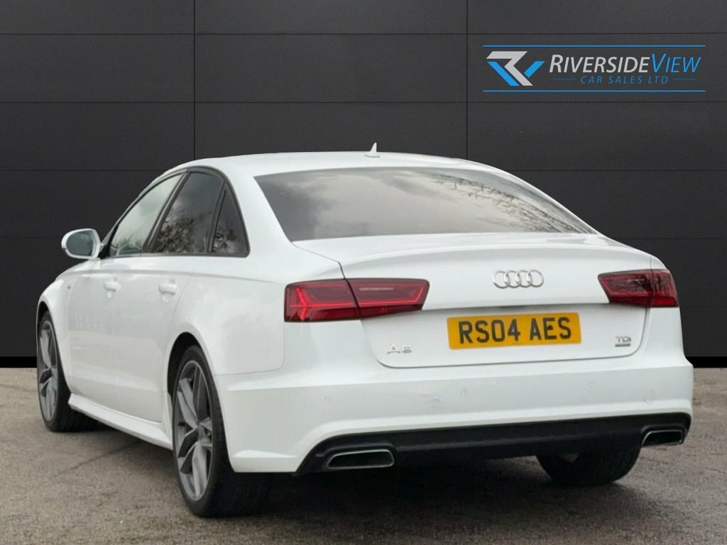 Audi A6 Saloon 2L Black Edition RS04AES White #4