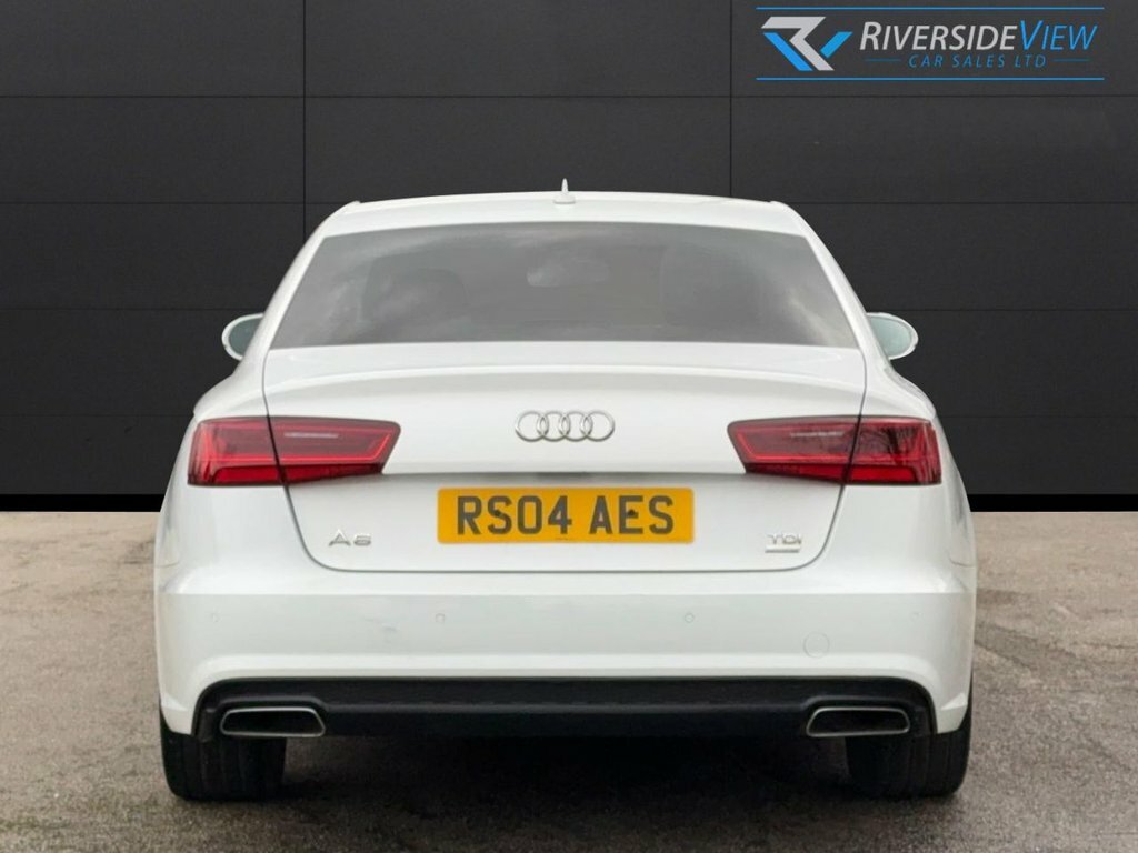 Audi A6 Saloon 2L Black Edition RS04AES White #5