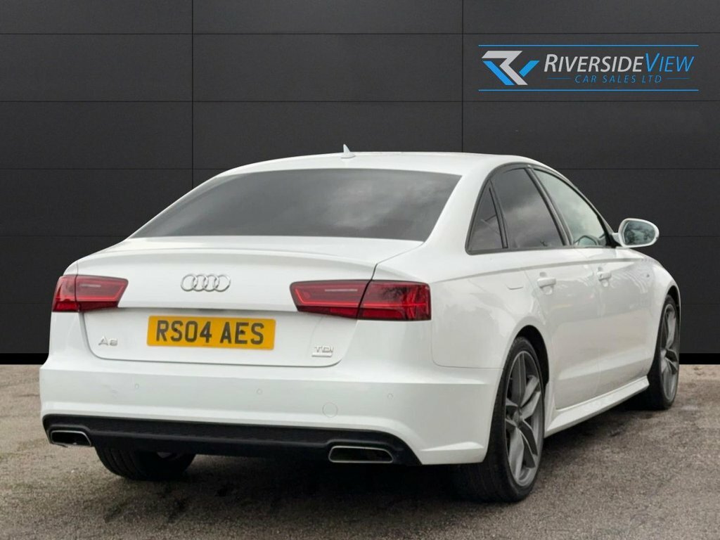 Audi A6 Saloon 2L Black Edition RS04AES White #6