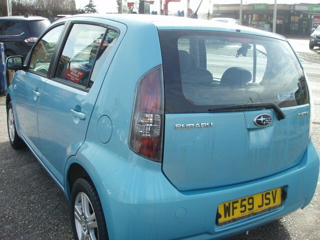 Subaru Justy R Black #8
