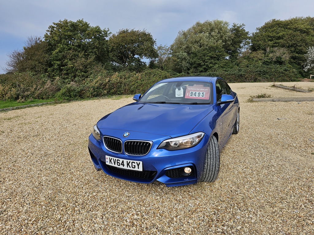 BMW 2 Series M-sport KV64KGY Blue #2