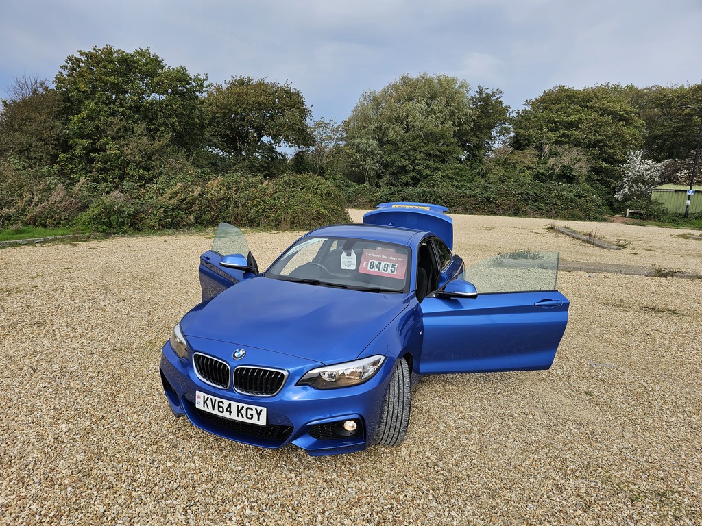 BMW 2 Series M-sport Blue