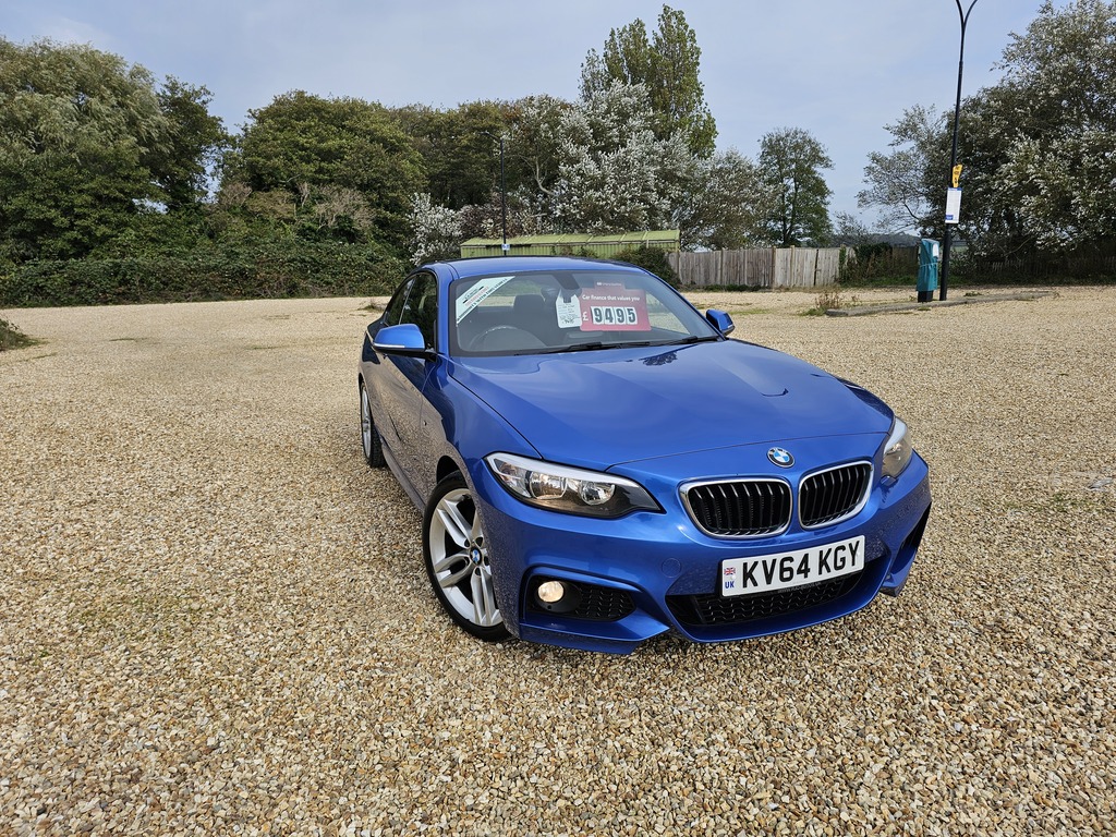 BMW 2 Series M-sport KV64KGY Blue #3