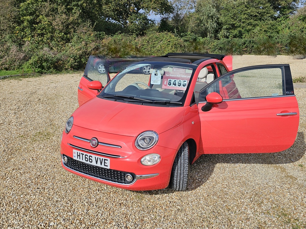 Fiat 500C Twinair Red