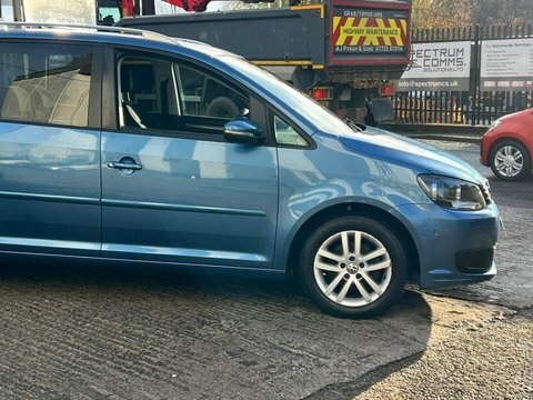 Volkswagen Touran 1.6 Tdi Bluemotion YR14JNO Blue #6