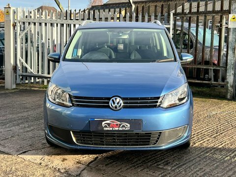 Volkswagen Touran 1.6 Tdi Bluemotion YR14JNO Blue #3