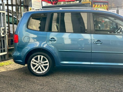 Volkswagen Touran 1.6 Tdi Bluemotion YR14JNO Blue #5