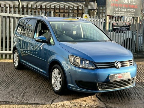 Volkswagen Touran 1.6 Tdi Bluemotion YR14JNO Blue #2