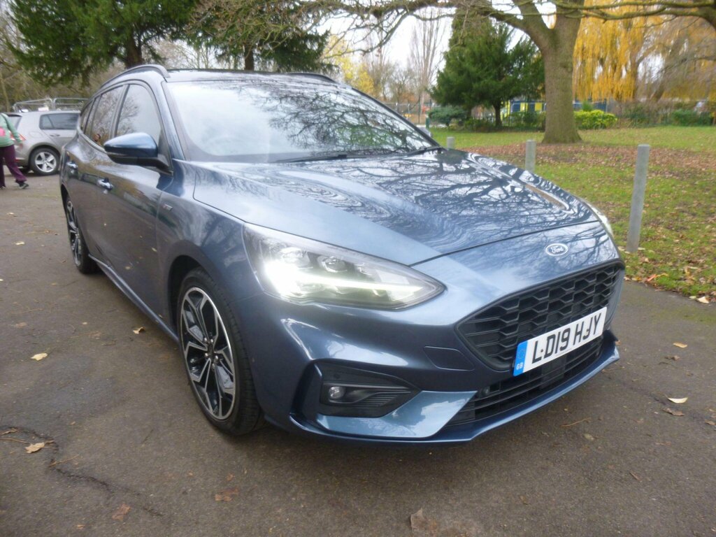 Ford Focus 1.0T Ecoboost St-line X Euro 6 Ss LD19HJY Blue #3