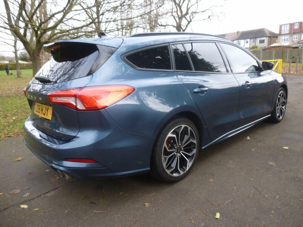 Ford Focus 1.0T Ecoboost St-line X Euro 6 Ss LD19HJY Blue #4