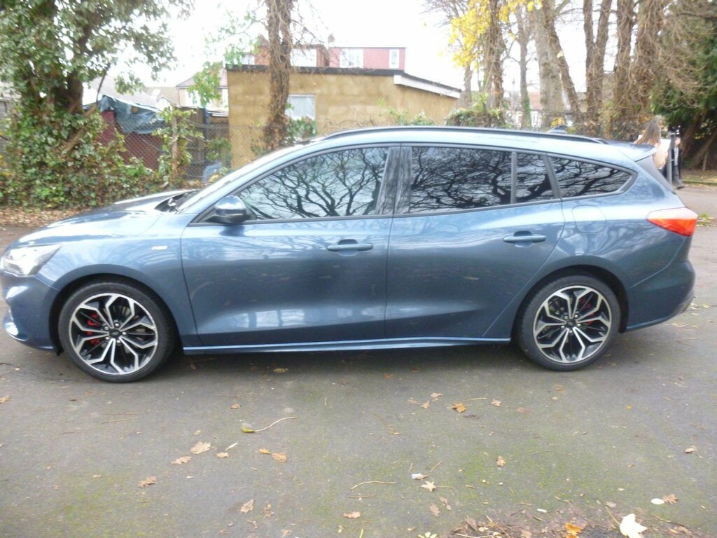Ford Focus 1.0T Ecoboost St-line X Euro 6 Ss LD19HJY Blue #6