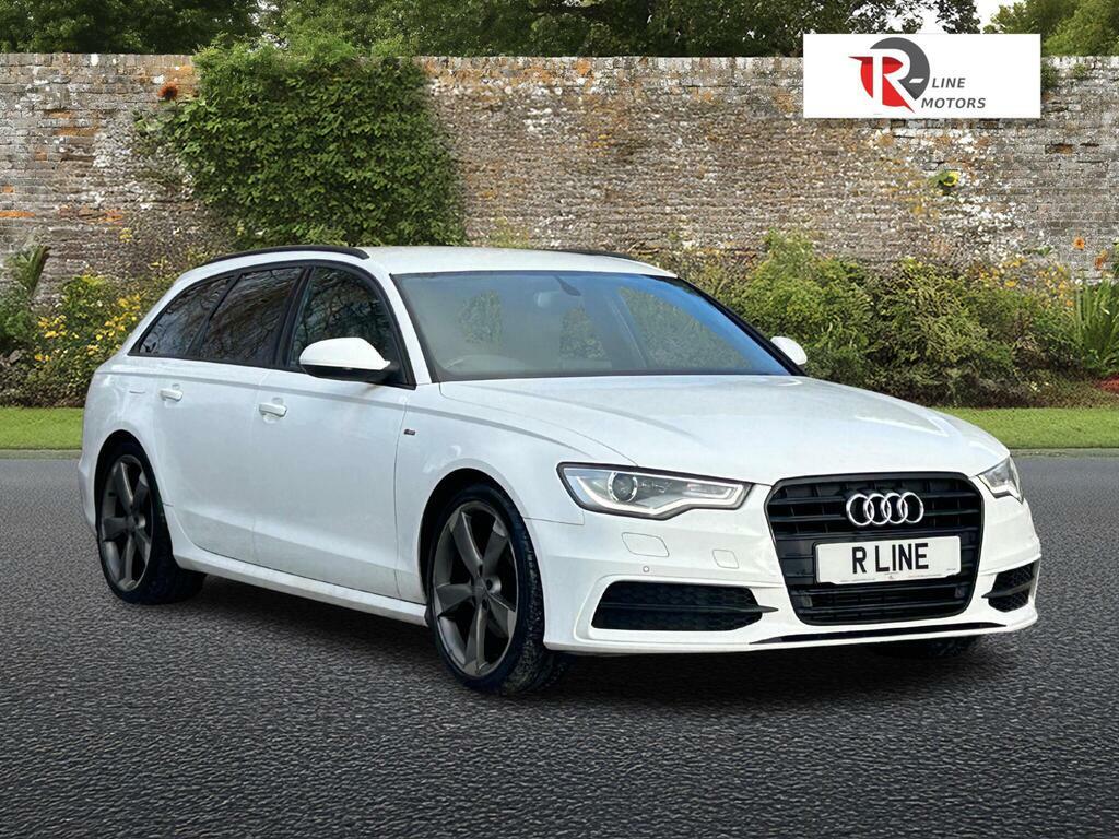 Audi A6 Avant 2.0 Tdi Black Edition Euro 5 S S White #2