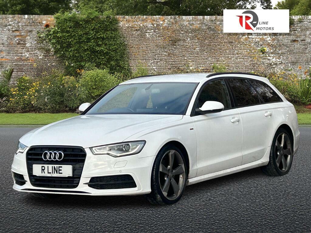 Audi A6 Avant 2.0 Tdi Black Edition Euro 5 S S White #6