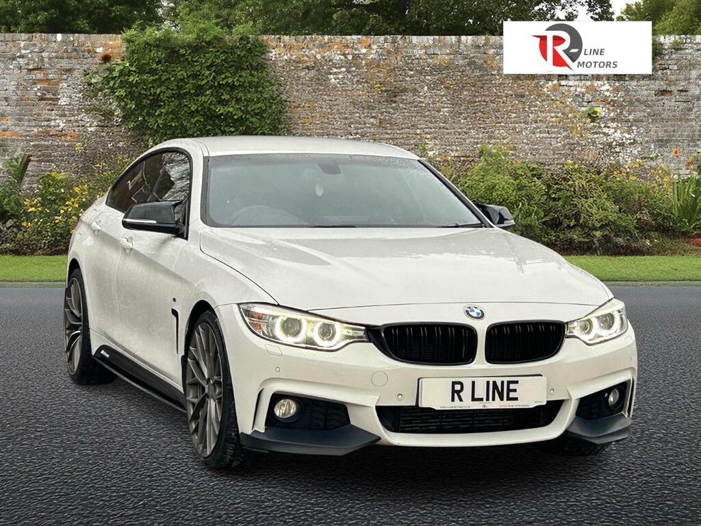 BMW 4 Series Gran Coupe 2.0 420D M Sport Hatchback YB14LHR White #6