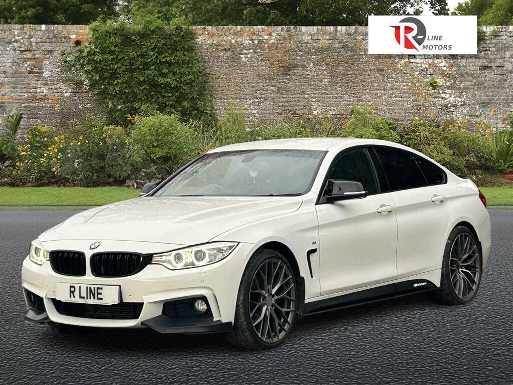 BMW 4 Series Gran Coupe 2.0 420D M Sport Hatchback YB14LHR White #5