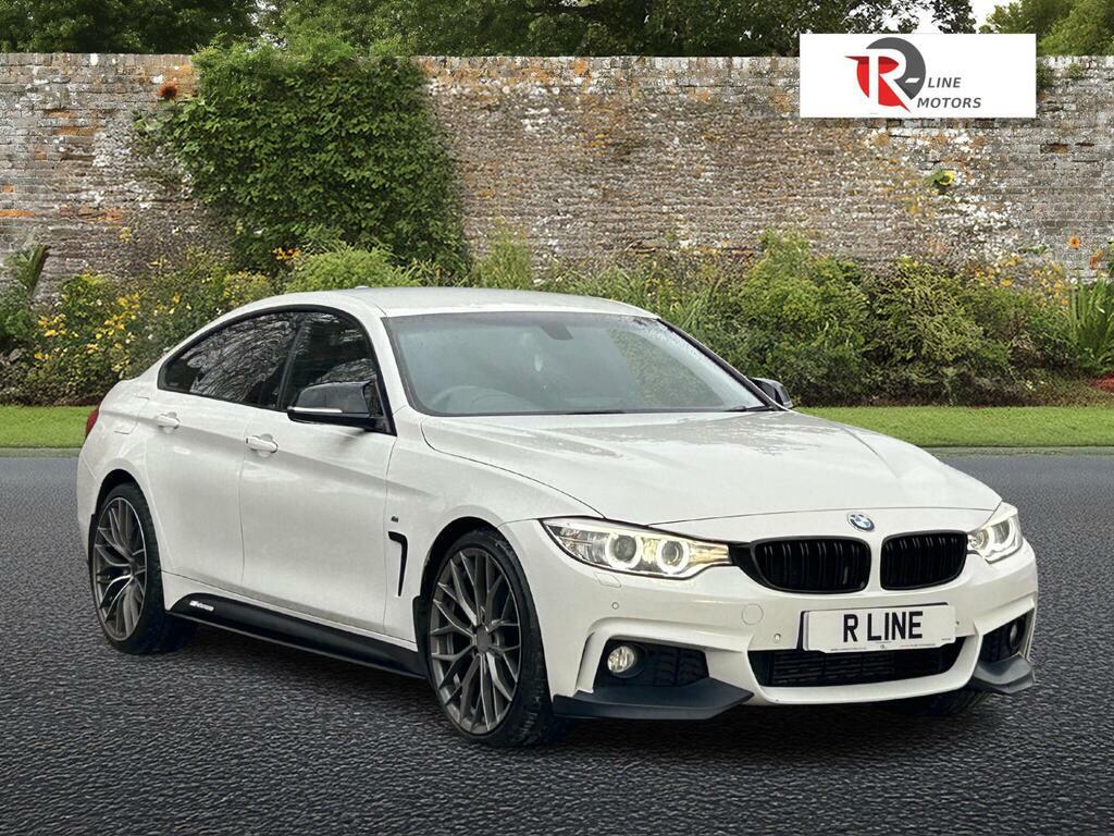 BMW 4 Series Gran Coupe 2.0 420D M Sport Hatchback YB14LHR White #2