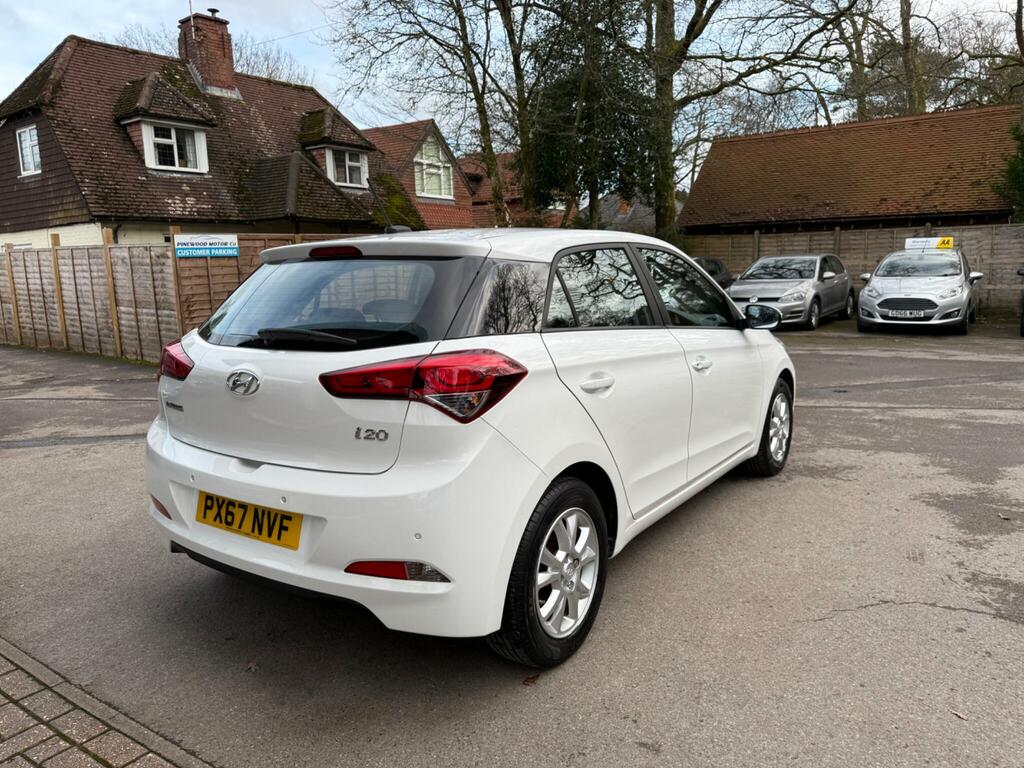 Hyundai I20 1.2 Se Euro 6 PX67NVF White #4