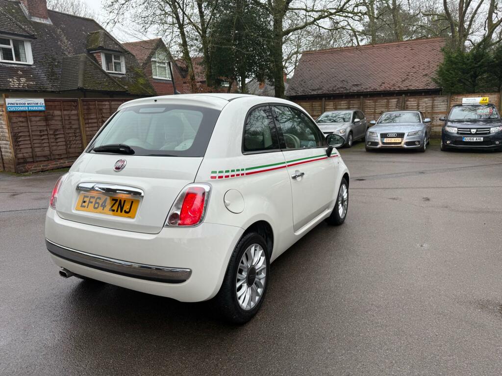 Fiat 500 1.2 Lounge Euro 6 S S EF64ZNJ White #4
