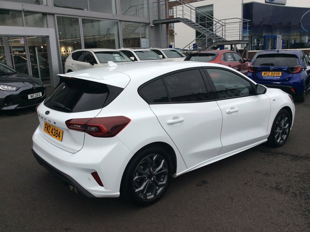 Ford Focus 2024 Ford Focus 1.0 St-line Mhev FMZ4384 White #3