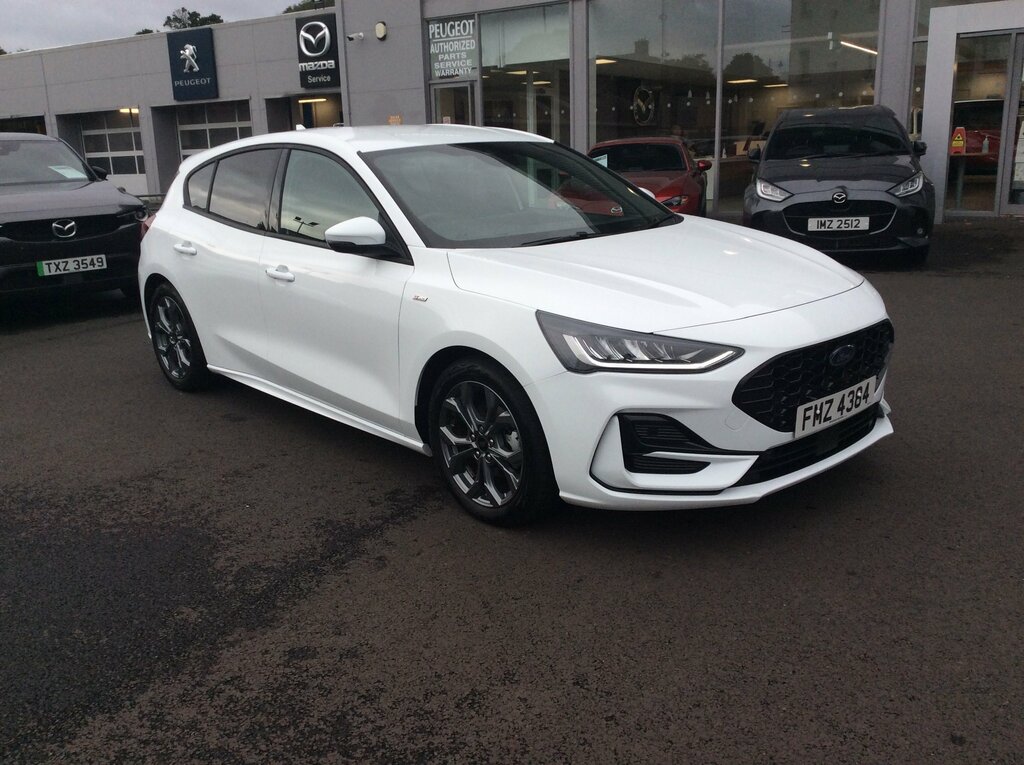 Ford Focus 2024 Ford Focus 1.0 St-line Mhev White