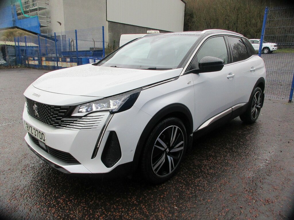 Peugeot 3008 2022 Peugeot 3008 1.5 Bluehdi Ss Gt Premium BYZ3700 White #5