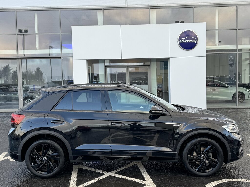 Volkswagen T-Roc 2025 Volkswagen T-roc Black Edition 1.5 Tsi 150Ps WRZ8710 Black #2