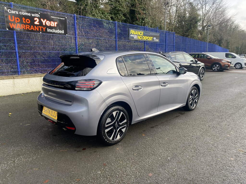 Peugeot 208 2025 Peugeot 208 1.2 Hybrid Allure SH74UJJ Grey #3