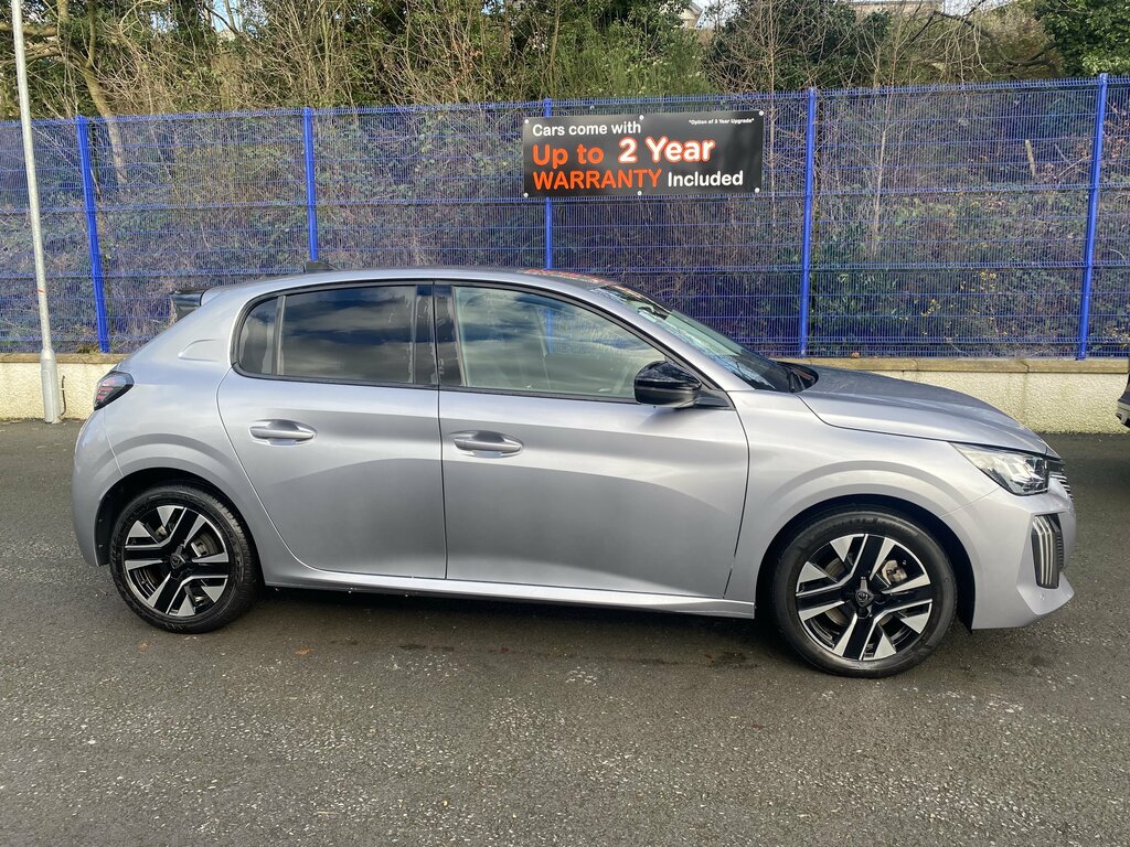 Peugeot 208 2025 Peugeot 208 1.2 Hybrid Allure SH74UJJ Grey #2