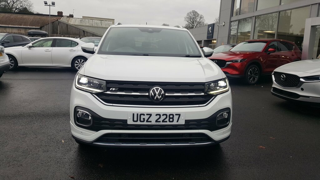 Volkswagen T-Cross 2021 Volkswagen T-cross 1.0 R-line Tsi Dsg White #3