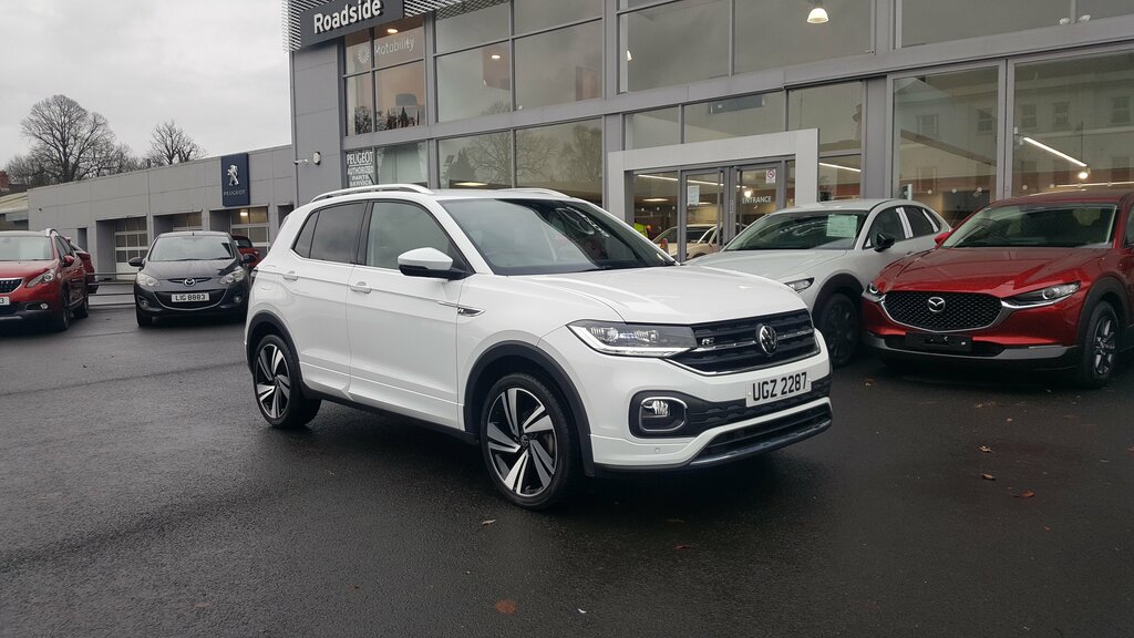 Volkswagen T-Cross 2021 Volkswagen T-cross 1.0 R-line Tsi Dsg White #2