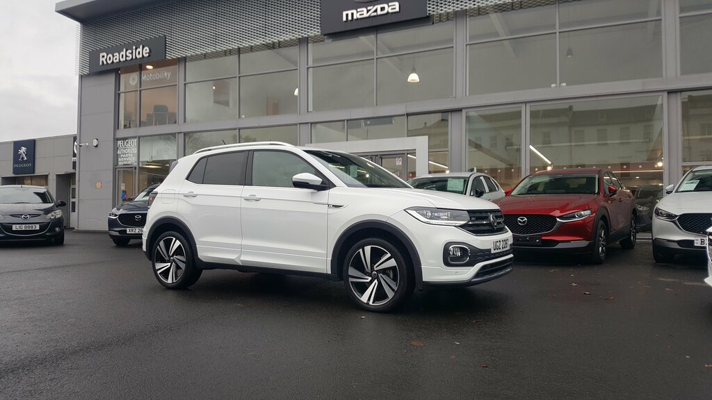 Volkswagen T-Cross 2021 Volkswagen T-cross 1.0 R-line Tsi Dsg White