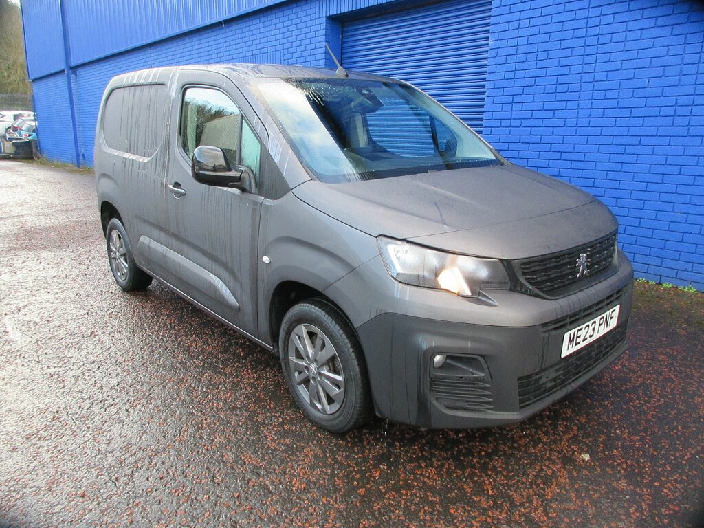 Peugeot Partner Ex.vat 2023 Peugeot Partner 1.5 Bluehdi Asphalt Pr Grey