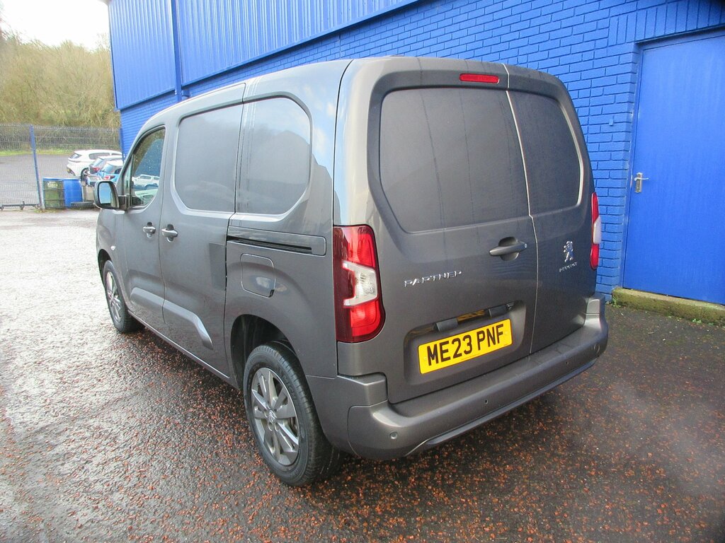 Peugeot Partner Ex.vat 2023 Peugeot Partner 1.5 Bluehdi Asphalt Pr ME23PNF Grey #5