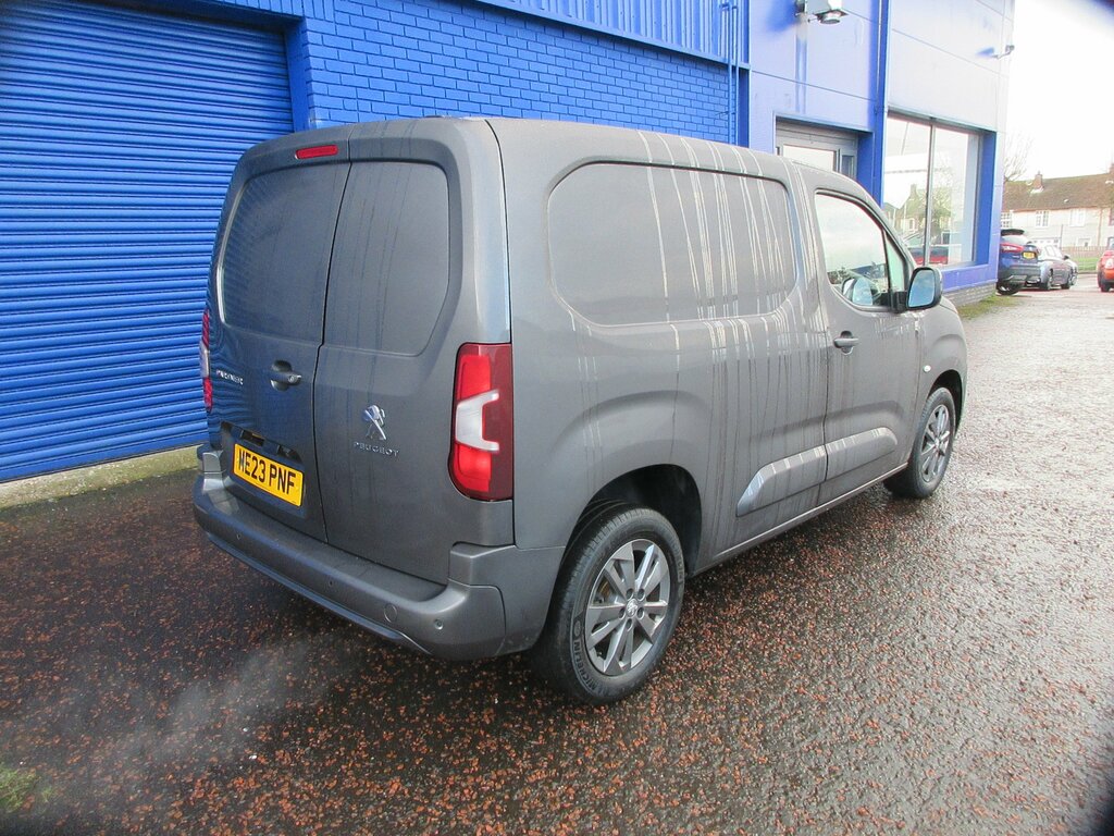 Peugeot Partner Ex.vat 2023 Peugeot Partner 1.5 Bluehdi Asphalt Pr ME23PNF Grey #3