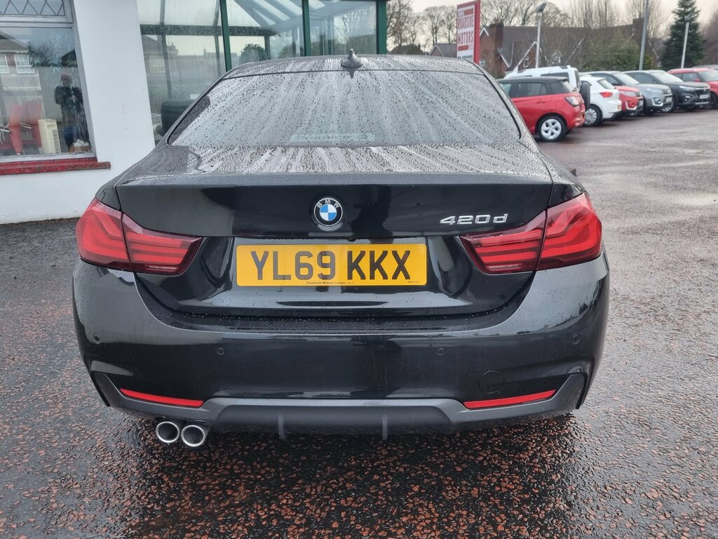 BMW 4 Series 2020 Bmw 4 Series 2.0 420D M Sport YL69KKX Black #5