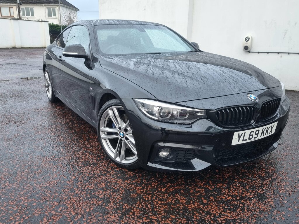 BMW 4 Series 2020 Bmw 4 Series 2.0 420D M Sport YL69KKX Black #3