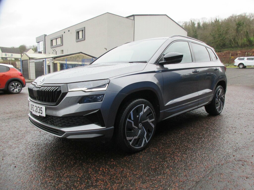 Skoda Karoq 2023 Skoda Karoq 1.5 Sportline Tsi Dsg URZ2135 Grey #5