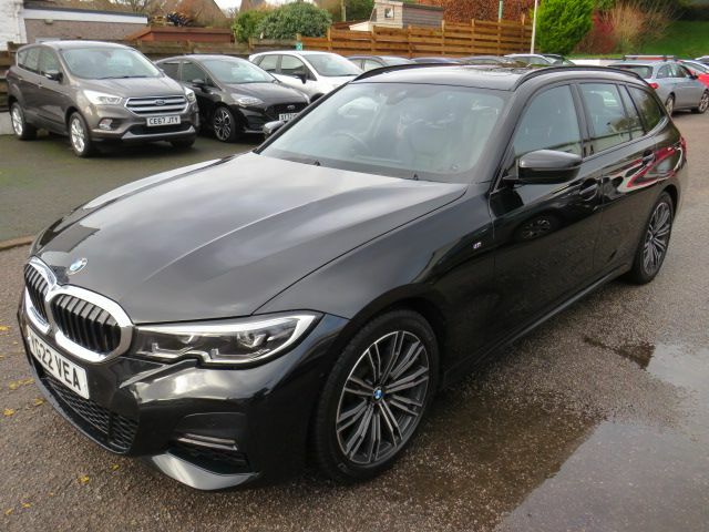 BMW 3 Series 320D X Drive Mhev M Sport Estate MV72BUH Blue #6