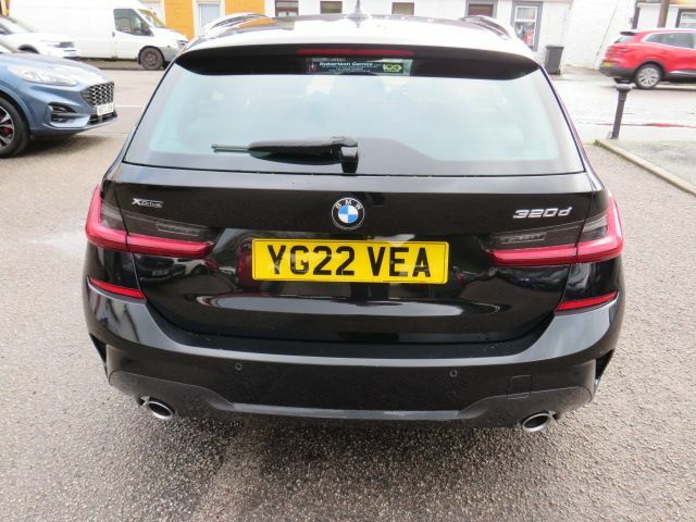 BMW 3 Series 320D X Drive Mhev M Sport Estate MV72BUH Blue #4