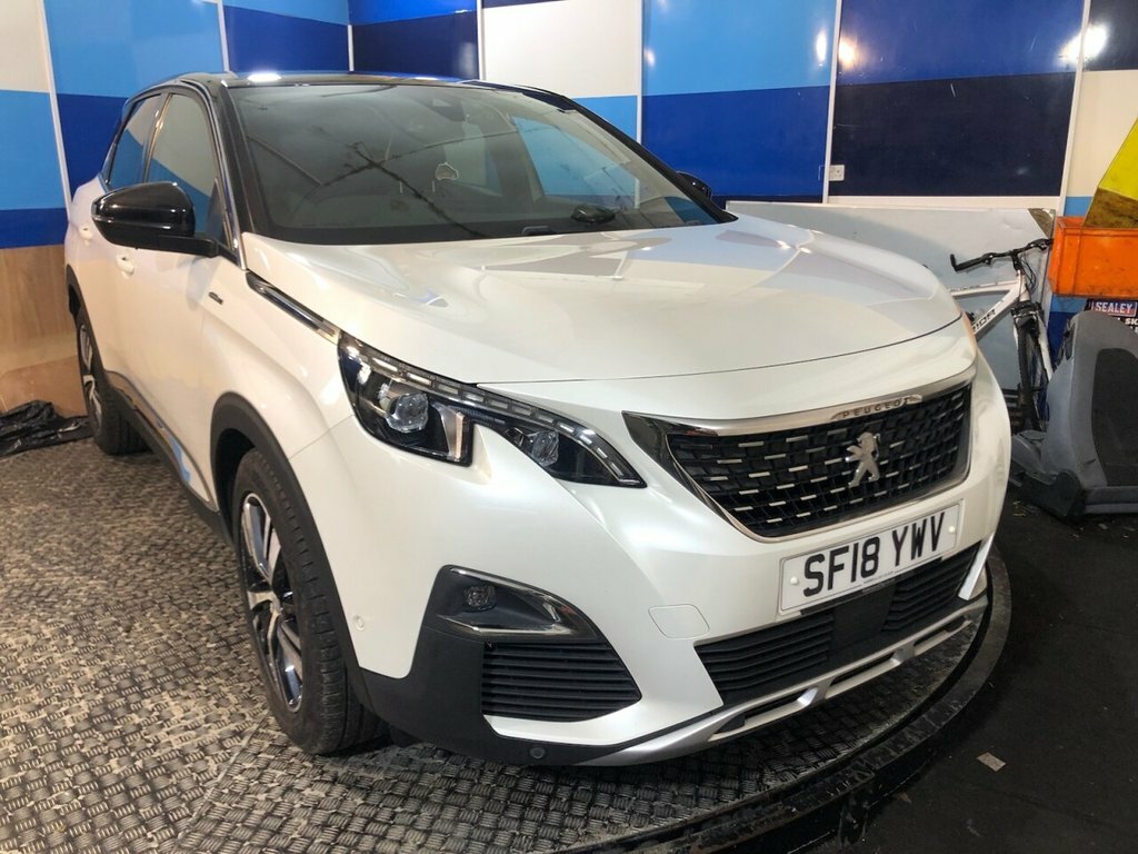 Peugeot 3008 1.6L Gt Line SF18YWV White #3