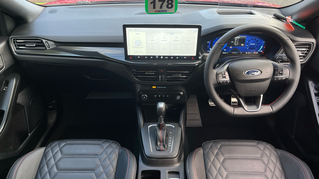 Ford Focus 1.0T Ecoboost Mhev St-line YO72BZH Red #5