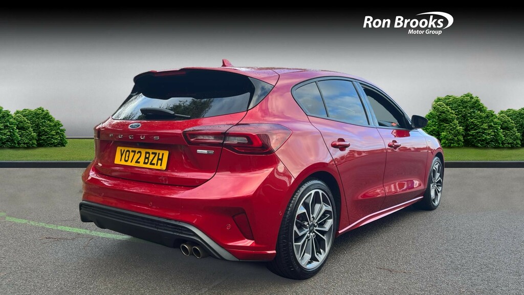 Ford Focus 1.0T Ecoboost Mhev St-line YO72BZH Red #2